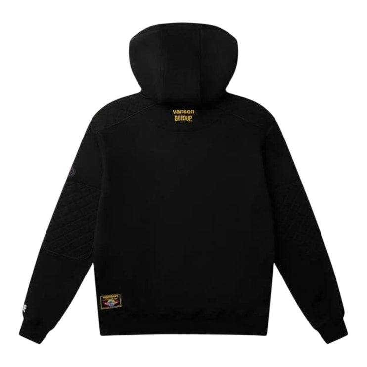 GEEDUP Team Logo x Vanson Hoodie - Black