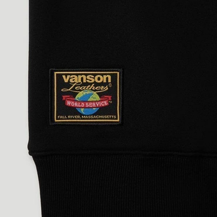 GEEDUP Team Logo x Vanson Hoodie - Black