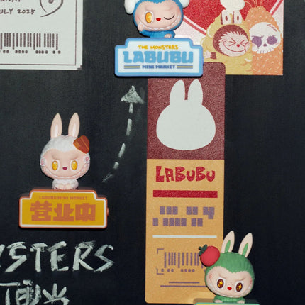 Pop Mart Labubu The Monsters Wacky Mart Series Fridge Magnet Blind Box