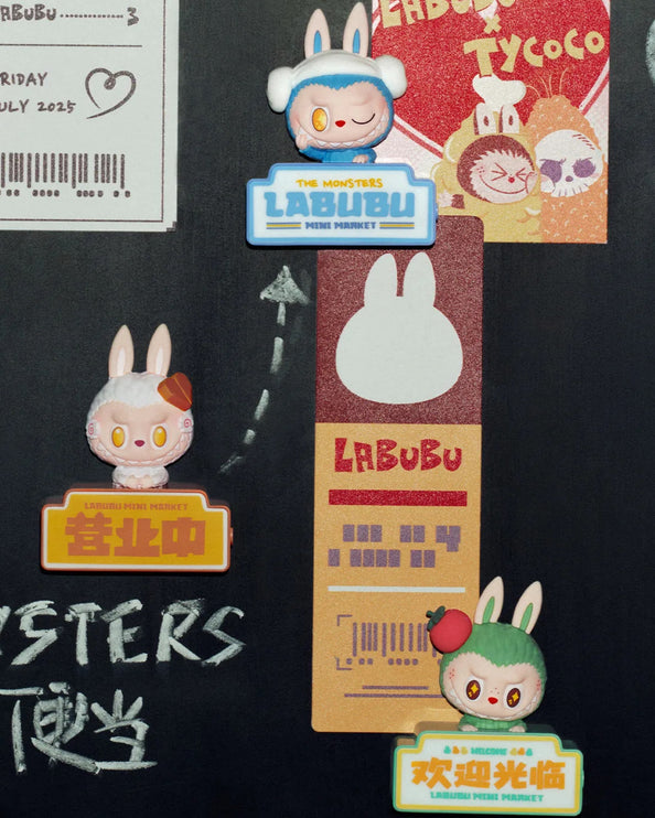 Pop Mart Labubu The Monsters Wacky Mart Series Fridge Magnet Blind Box