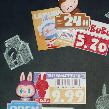 Pop Mart Labubu The Monsters Wacky Mart Series Fridge Magnet Blind Box