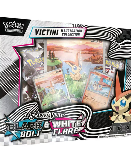 Pokemon TCG Scarlet & Violet Black Bolt & White Flare - Victini Illustration Collection