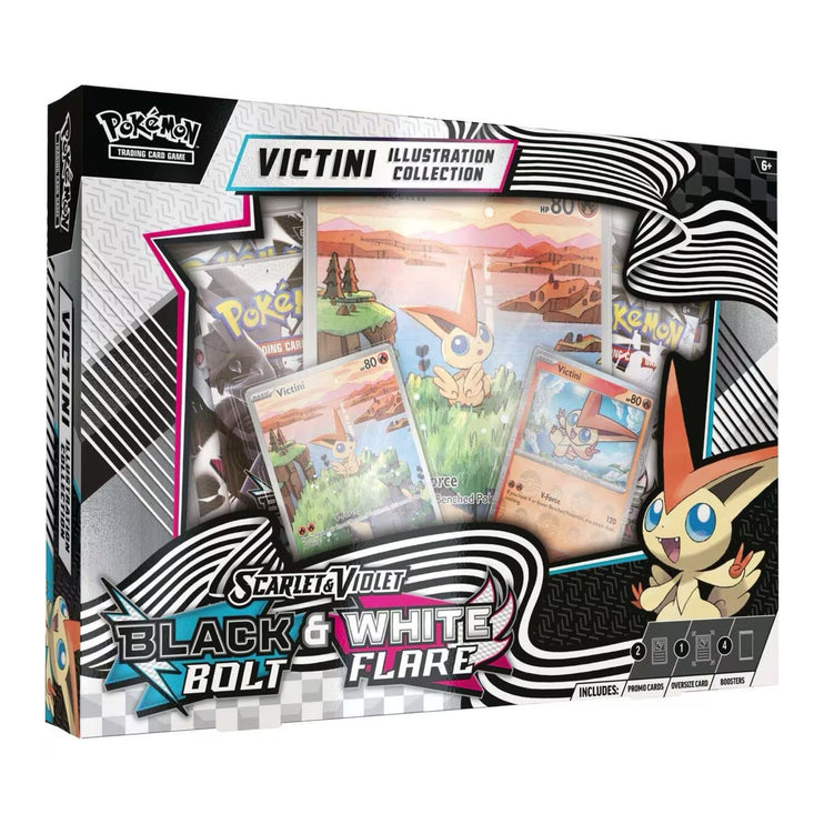 Pokemon TCG Scarlet & Violet Black Bolt & White Flare - Victini Illustration Collection