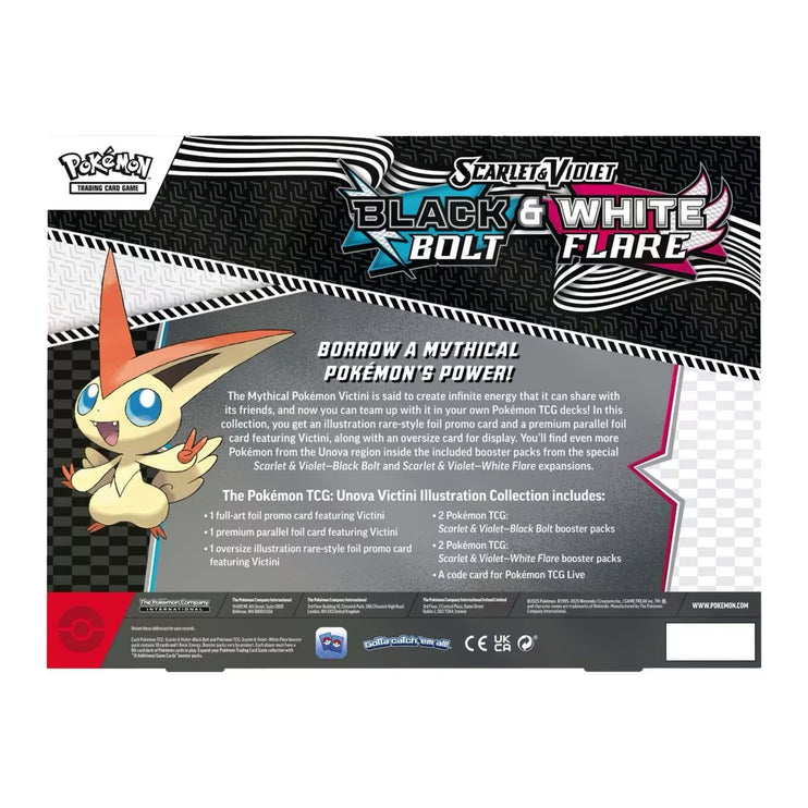 Pokemon TCG Scarlet & Violet Black Bolt & White Flare - Victini Illustration Collection