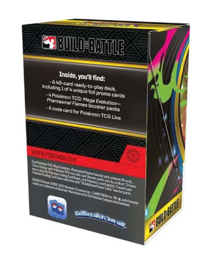 Pokemon TCG Mega Evolution - Phantasmal Flames Build & Battle Box