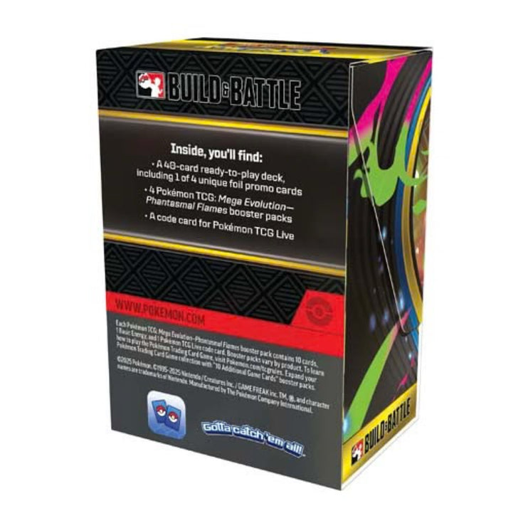 Pokemon TCG Mega Evolution - Phantasmal Flames Build & Battle Box