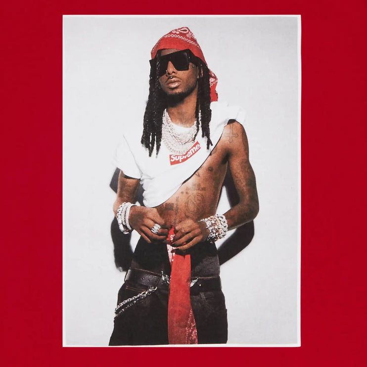 Supreme Playboi Carti Tee - Red (FW25)