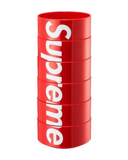 Supreme Heller Bowls (Set of 6) - Red (SS23)