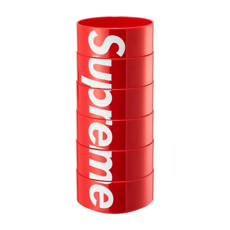 Supreme Heller Bowls (Set of 6) - Red (SS23)