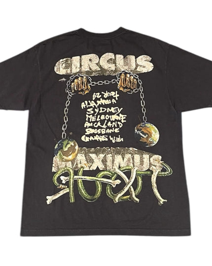 TRAVIS SCOTT - CIRCUS MAXIMUS AUS TOUR TEE - BLACK
