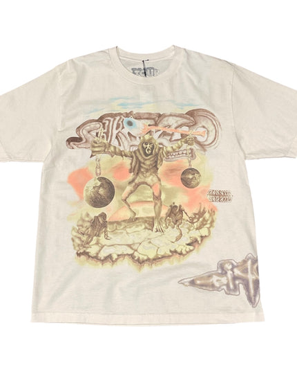 TRAVIS SCOTT - UTOPIA & CIRCUS MAXIMUS AUS TOUR TEE - WHITE (24')