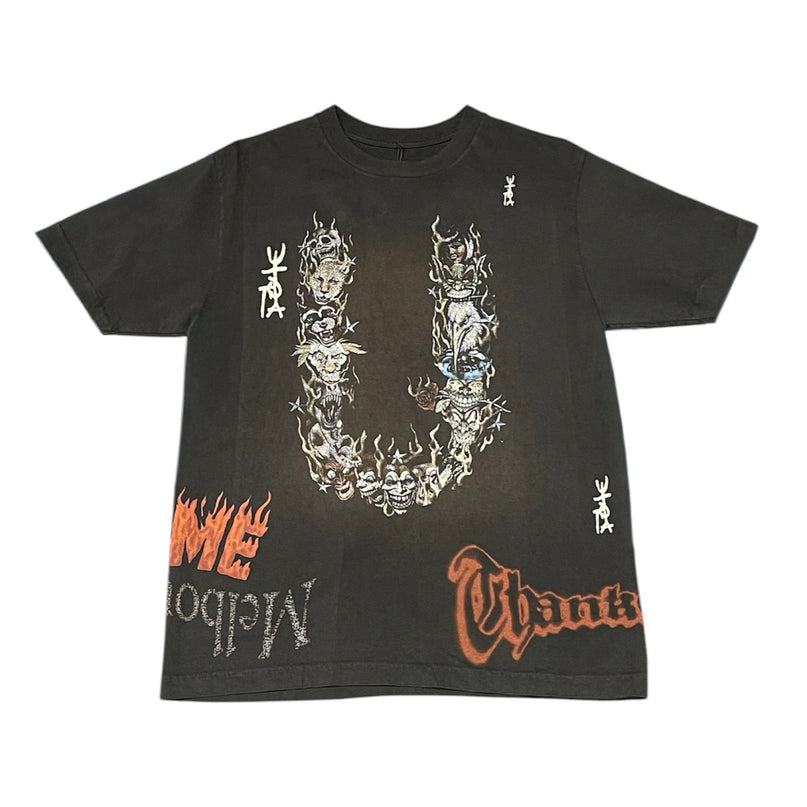 TRAVIS SCOTT - UTOPIA IS IN MELBOURNE TOUR TEE - BROWN