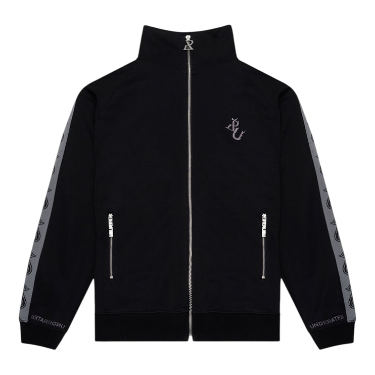 REALISM X UNDERRATED Run Line Track Jacket - Black