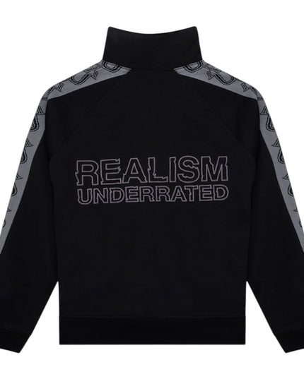 REALISM X UNDERRATED Run Line Track Jacket - Black
