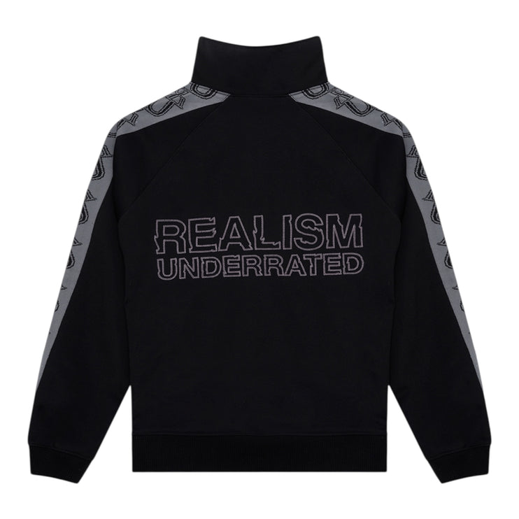 REALISM X UNDERRATED Run Line Track Jacket - Black