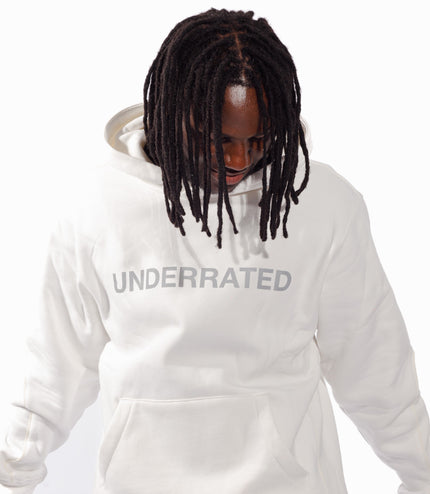 UNDERRATED 3M Reflective Hoodie - White