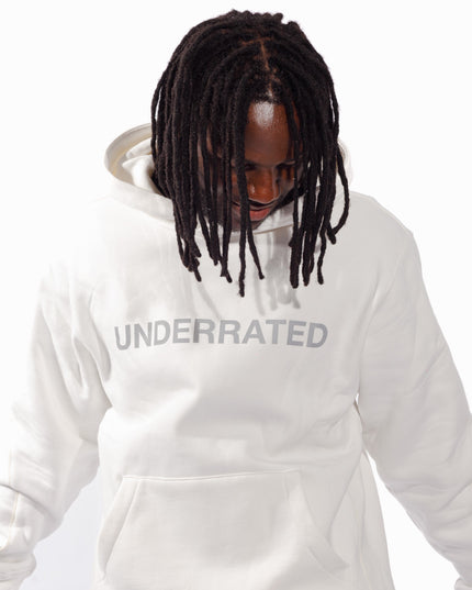 UNDERRATED 3M Reflective Hoodie - White