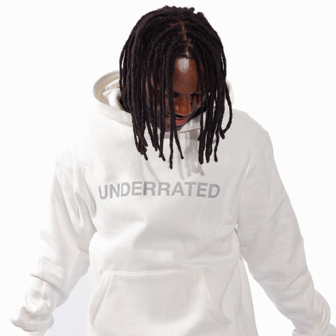 UNDERRATED 3M Reflective Hoodie - White