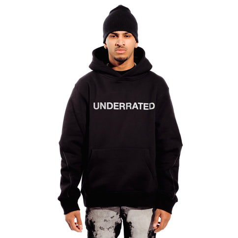 UNDERRATED 3M Reflective Hoodie - Black