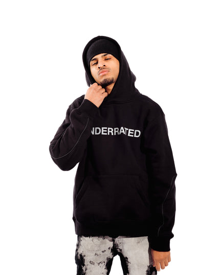 UNDERRATED 3M Reflective Hoodie - Black
