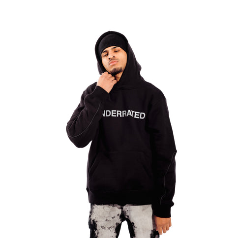 UNDERRATED 3M Reflective Hoodie - Black