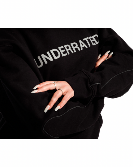 UNDERRATED 3M Reflective Hoodie - Black