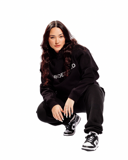 UNDERRATED 3M Reflective Hoodie - Black