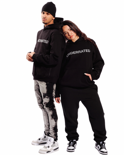 UNDERRATED 3M Reflective Hoodie - Black
