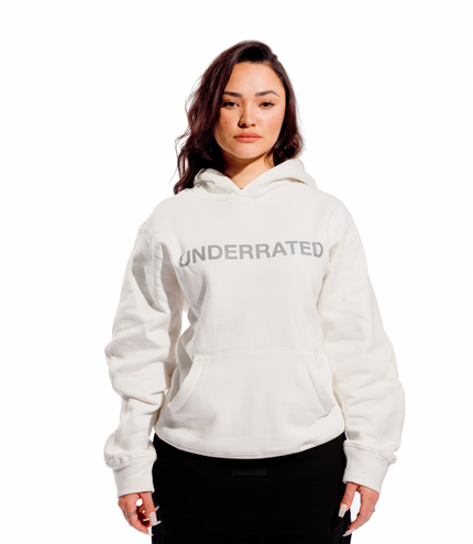 UNDERRATED 3M Reflective Hoodie - White