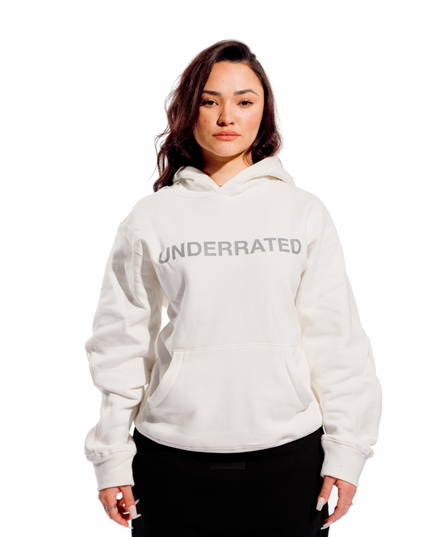 UNDERRATED 3M Reflective Hoodie - White
