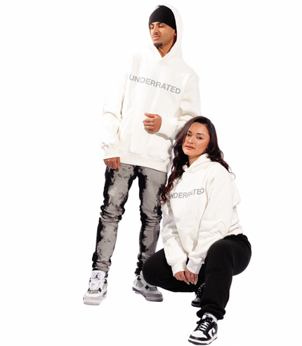 UNDERRATED 3M Reflective Hoodie - White