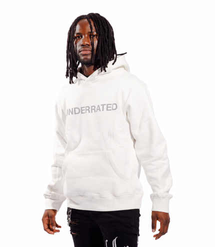 UNDERRATED 3M Reflective Hoodie - White