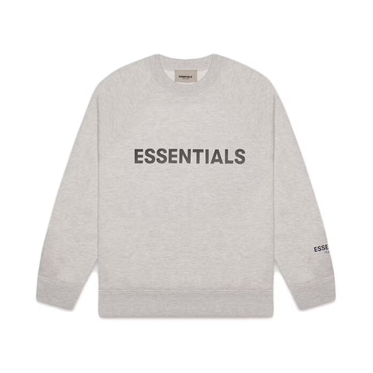 FEAR OF GOD ESSENTIALS 3D Silicon Applique Crewneck - Oatmeal