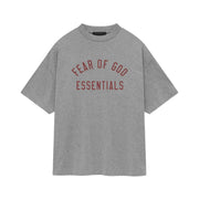 FEAR OF GOD ESSENTIALS Jersey Crewneck T-Shirt - Dark Heather (FW24)