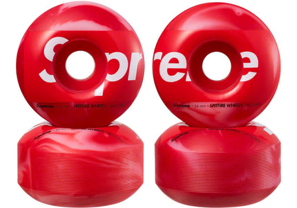 Supreme x Spitfire Shop Logo Wheels - Red