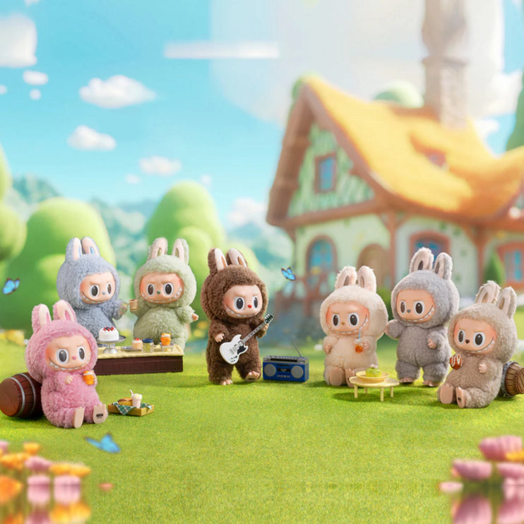 Pop Mart Labubu The Monsters Tasty Macarons Vinyl Plush Pendant Blind Box