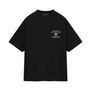 FEAR OF GOD ESSENTIALS Crest Logo Jersey Crewneck T-Shirt - Black (Holiday 2024)