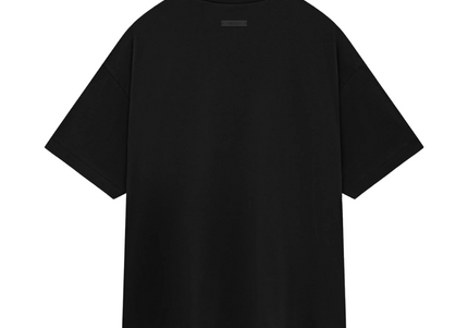 FEAR OF GOD ESSENTIALS Crest Logo Jersey Crewneck T-Shirt - Black (Holiday 2024)