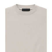 Bertoia draped shirt dress Weiß T-Shirt - Silver Cloud (FW23)