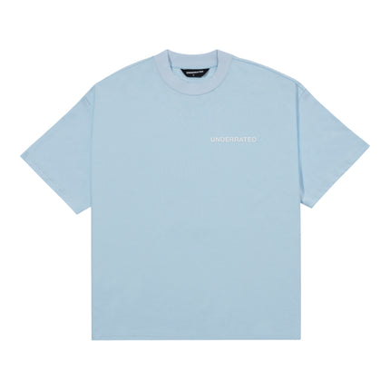 UNDERRATED Classic Logo T-Shirt - Sky Blue