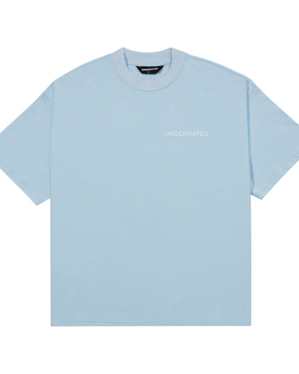 UNDERRATED Classic Logo T-Shirt - Sky Blue