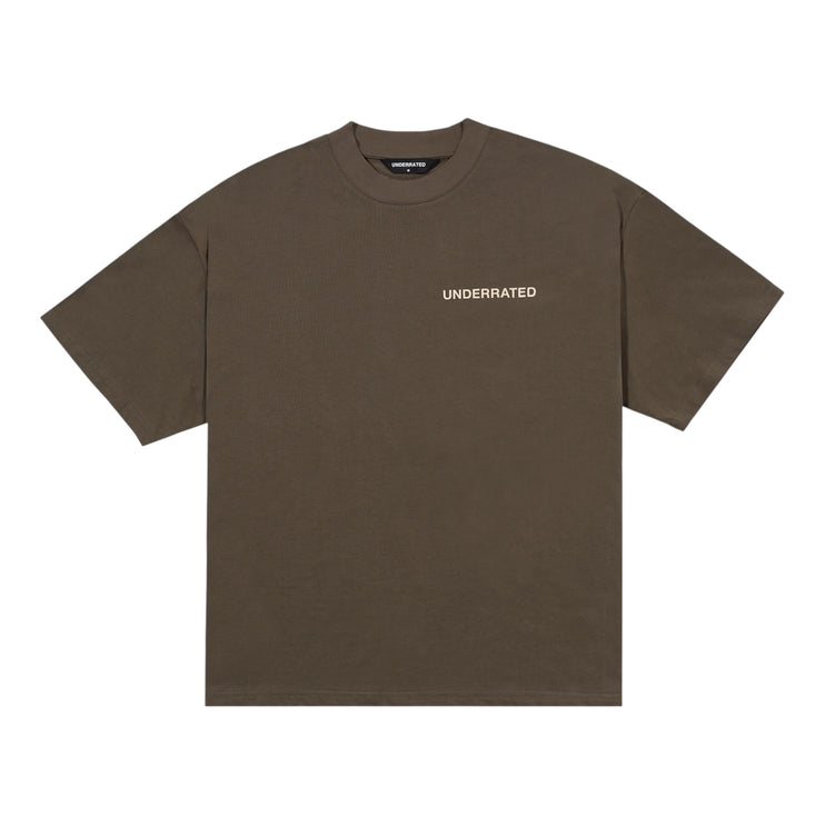 UNDERRATED Classic Logo T-Shirt - Khaki