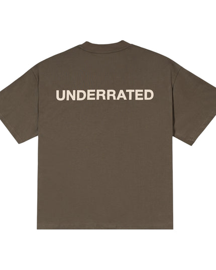 UNDERRATED Classic Logo T-Shirt - Khaki