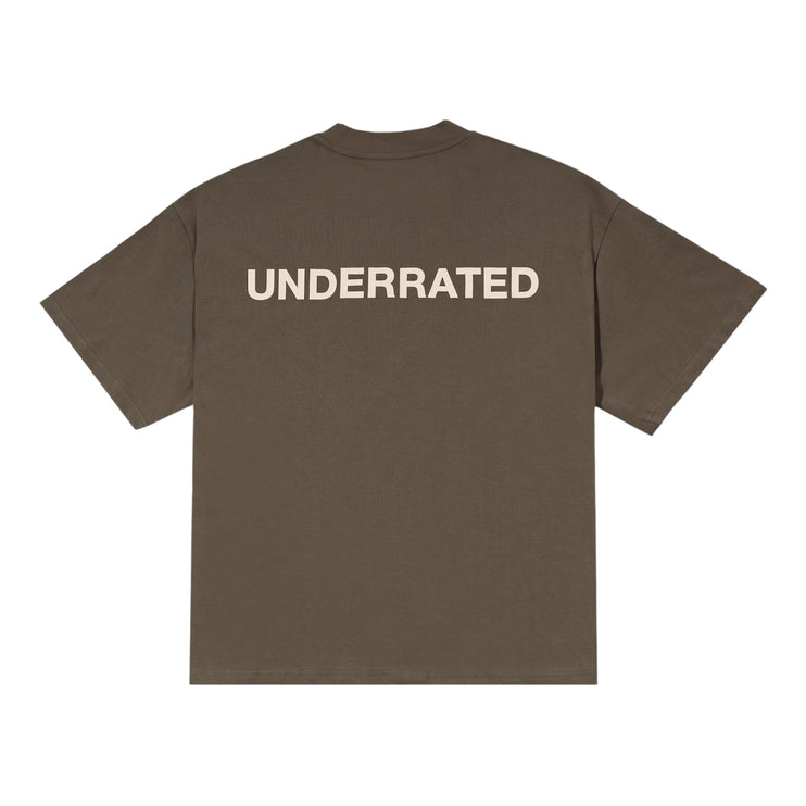 UNDERRATED Classic Logo T-Shirt - Khaki