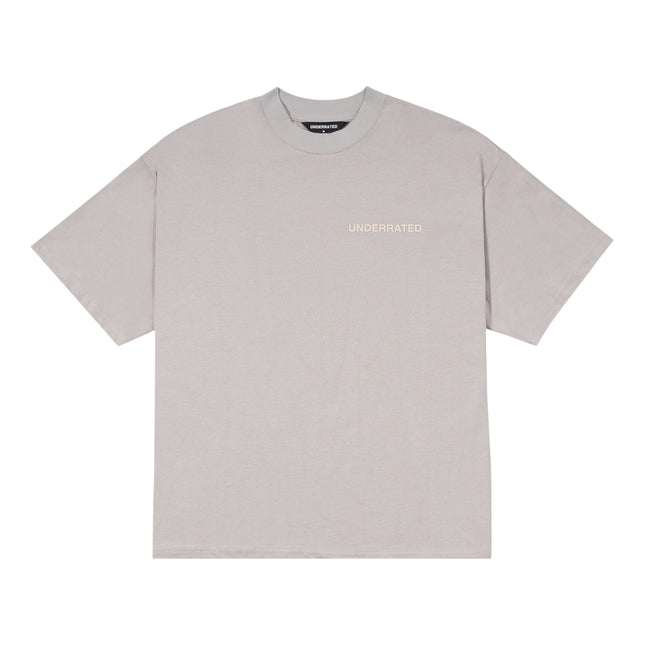 UNDERRATED Classic Logo T-Shirt - Fog Grey