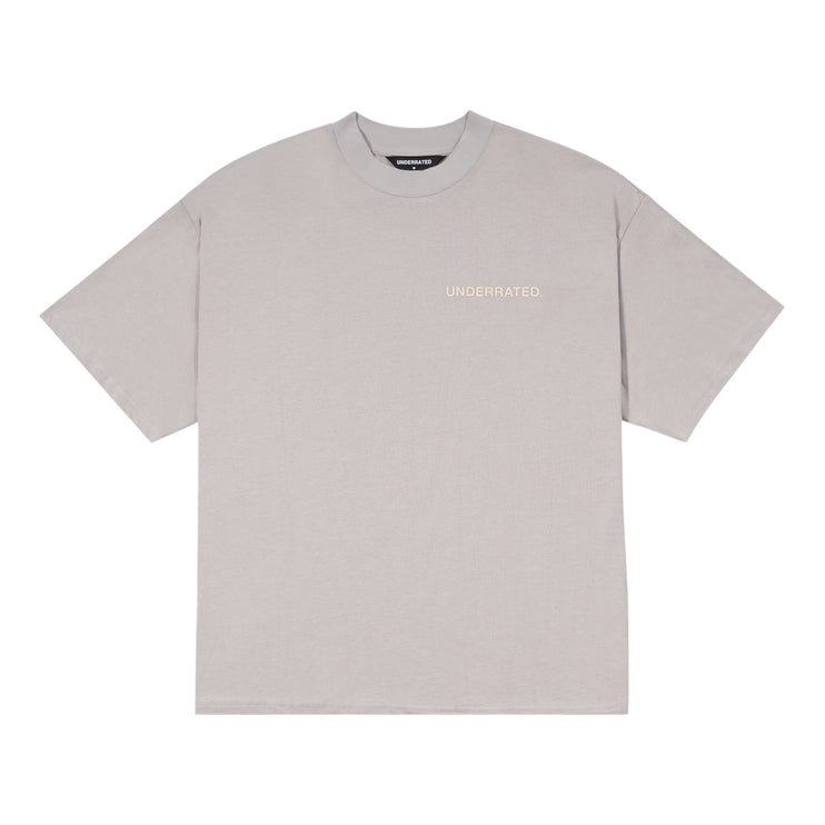 UNDERRATED Classic Logo T-Shirt - Fog Grey