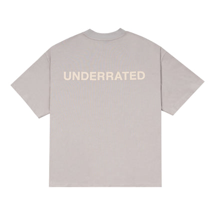 UNDERRATED Classic Logo T-Shirt - Fog Grey