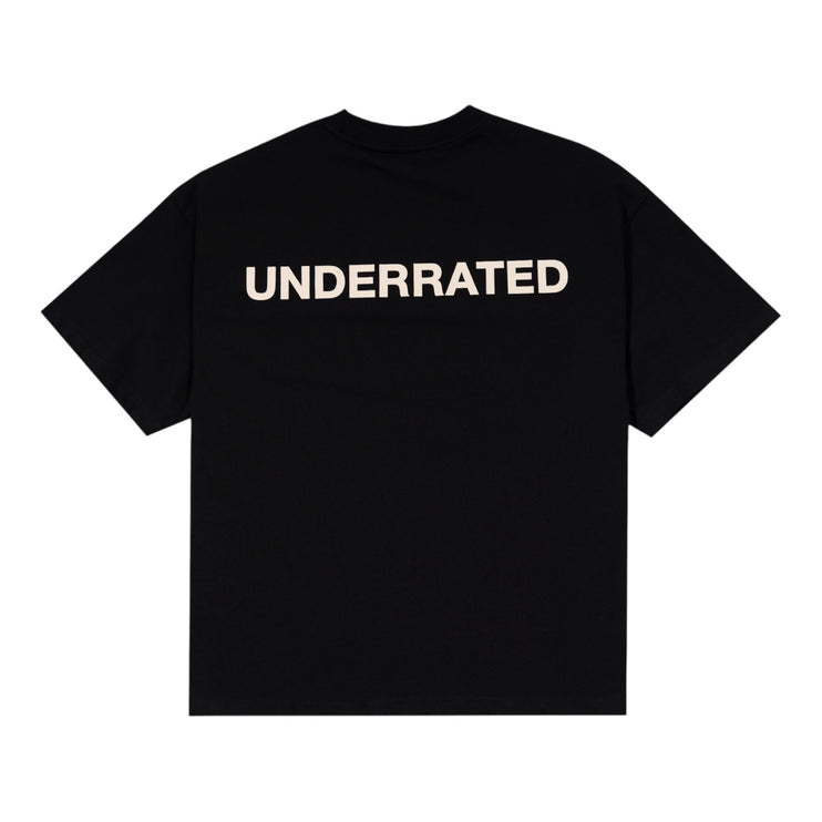 UNDERRATED Classic Logo T-Shirt - Black