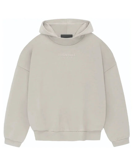 FEAR OF GOD ESSENTIALS Pull-Over Hoodie - Silver Cloud (FW23)