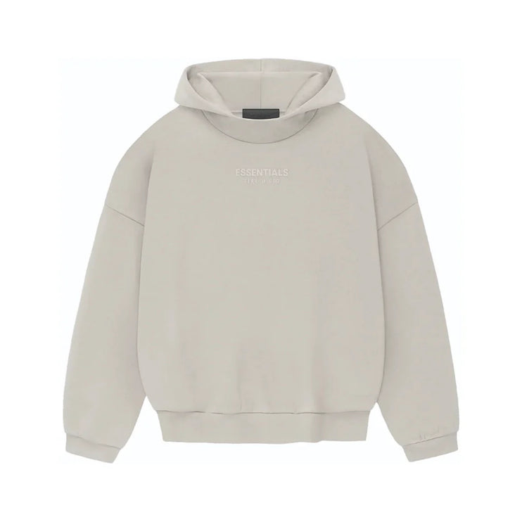 FEAR OF GOD ESSENTIALS Pull-Over Hoodie - Silver Cloud (FW23)